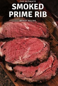 the ultimate smoked prime rib roast recipe