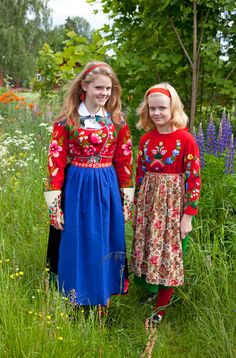 Scandinavian Dress, Scandinavian Costume, Folklore Fashion, Diy Sy, Swedish Girls, Mountain Outfit