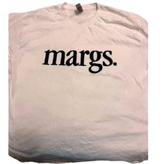 “Margs” White T-Shirt- Margarita Lovers Shirt Tried On And Never Worn Size: Large Pet And Smoke Free Home. I’m Happy To Answer Questions And Open To Reasonable Offers! Large Animals, White Tshirt, Shirt Color, Funny Tshirts, Tee Shirt, White Black, Colorful Shirts, White And Black, Tee Shirts