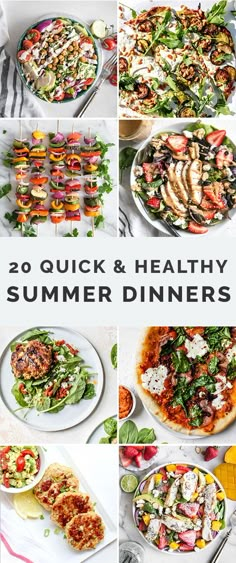 20 quick and healthy summer dinners