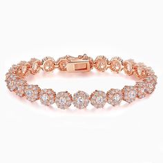 Make heads turn with the best selling Verano Moments Rose Gold Bracelet. Featuring excellent craftsmanship, the sparkles in rose gold setting look stunning for any event or gathering. Free Shipping Premium Quality Guaranteed Delivery Material: 14k gold-inlaid/CZ diamonds Stone: crystal Size: 7.5 inches Metal: copper High-performance material, preventing any fading or tarnishing. Rose Gold Diamond Bracelet, Rose Gold Bridal Jewelry, Bracelets Diamond, Gold Bridal Jewellery Sets, Bangle Jewelry, Gold Jewelry Sets, Bridesmaid Jewelry Sets, Rose Gold Bracelet, Diamond Bangle