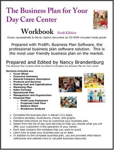 the business plan for your day care center workbook