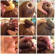 Tutorial Chignon, Diy Hair Bun, Virus Shawl, Donut Bun Hairstyles, Mohair Shawl, Diy Updo, Ballet Hairstyles, Ballet Bun