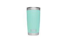 the yeti tumbler in mint green is shown