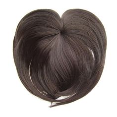 Women Silky Clip-On Hair Topper Wig Heat Resistant Fiber Wig Fashion Hair Wig G Features: This Hair Toppers Easily Cover Sparse Hair! Hexagonal interwoven networks. Arc inner mesh design. It is a hairpiece, not a fully wig, anyone won't know you are wearing anything. Perfect solutions to conceal thin hair, gray hair, hair loss. For those who need a little more coverage and length but are not ready to wear a fully wig. Human hair top hairpieces for women is an easiest and quickest way to get rid of embarrassment in crown without causing damage to your own hair. If you are bothered by thinning, grey hair or even hair damage in top, then this product is exactly for you. It blends seamlessly into your nature hair, so you never have to worry about your friends or clients knowing your secret. Th Dunner Wordend Haar, Hairpieces For Women, Hair Topper, Magic Hair, Short Straight Hair, How To Style Bangs, Synthetic Hair Extensions, Normal Hair, Hair Toppers