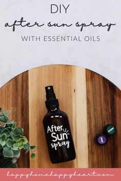 Looking to soothe your sunburn? Try this homemade after sun cooling spray. It's made with natural ingredients & feels so good on your skin! Natural Sunburn Remedy, Essential Oil Spray Recipes, After Sun Spray, Cooling Spray, Diy Essential Oil Recipes, Essential Oil Companies