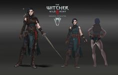 ArtStation - Witcher Original Character - Viper School Rogue Character, D D Classes, Concept Art Character