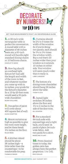 the top ten tips for decorating by numbers in this article, you can see how many