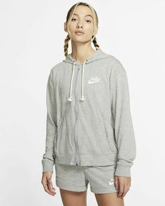 Read Description Very Carefully!!! 100% AUTHENTIC GUARANTEED Nike NSW Gym Vintage Hoodie CJ1694 063 Grey Heather/White New Women's Size S Item Info: MSRP: $60.00 Name: Nike NSW Gym Vintage Hoodie Size: S Style #: CJ1694 Color-Way: 063 Color: Grey Heather/White Condition: Brand New With Original Tags Terms of Sale: ITEMS SHIP DOUBLE BOXED (Shoes Only). Apparel and equipment may be shipped in envelope or box accordingly. We will NOT refund the item if it has been worn or shows any sign that it has