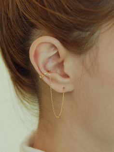 Editor's NoteShertz is a jewelry brand with a feminine classic urban sensibility that gives a new sparkle to the moment of the user and warmly shines the time. - Zigzag shaped earcuff with chain layering- Good to wear alone or layer with other items- Feminine and lovely mood- Daily point item Measurements (in.)- Cuff: 0.39 in.- Chain: 4.33 in. Composition & Care- Silver 925, Nickel-Free Plating- Avoid direct heat and moisture- Keep it in a sealed bagDesigner- by Shertz Minimalist Sterling Silver Tarnish Resistant Ear Climbers, Elegant Sterling Silver Ear Cuff With Adjustable Chain, Elegant Everyday Cartilage Earrings With Adjustable Chain, Minimalist Sterling Silver Tarnish-resistant Ear Climbers, Everyday Yellow Gold Sterling Silver Ear Cuff, Pierced Silver Ear Cuff Gold Plated, Minimalist Sterling Silver Tarnish Resistant Ear Cuff, Minimalist Sterling Silver Tarnish-resistant Ear Cuff, Dainty Dangle Sterling Silver Ear Cuff