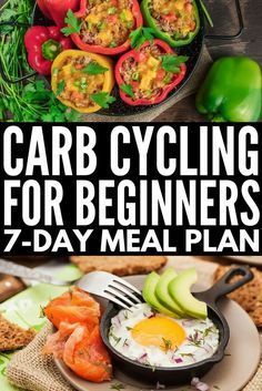 Carb Cycling for Weight Loss | Carb cycling can be an effective and easy tool for losing weight for women and for men alike, and we’re sharing our favorite 7-day carb cycling meal plan, which is chock full of ideas and low carb recipes to help you get a l Metabolic Confusion, Cycling Food, Carb Cycle, Carb Cycling Meal Plan, Cycling Diet, Endomorph Diet, V Shred, Carb Cycling Diet, Day Meal Plan