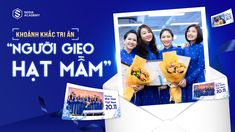 a group of women standing next to each other in front of an envelope with the words congratulations