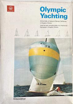 the front cover of an olympic yachting magazine