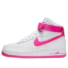 (WMNS) Nike Air Force 1 High 'White Fuchsia' 334031-110 (AF1/SNKR/Women's) White Fuchsia, Nike Air Force 1 High, Air Force 1 High, Nike Air Force 1, Air Force 1, Nike Air Force, Air Force, Nike Women, Nike Air