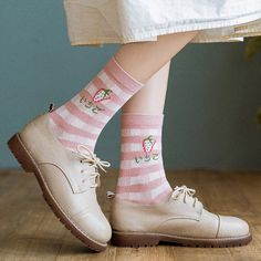 Cute Strawberry Socks PN3265 ●Size: Standard size ●Material:cotton. ●About Shipping: We attach great importance to the orders of each customer and parcel delivery. 1.Processing time: 2-3 business days. 2.Shipping time: 10-15 business days to US, please allow 3-4 weeks shipping to other country.(Shipping times can be affected by variable customs clearance times or public holidays.) Cute Cotton Socks For Spring, Spring Cotton Socks Gift, Spring Gift Cotton Socks, Cotton Socks For Spring Gift, Comfortable Cotton Casual Socks, Comfortable Pink Cotton Socks, Beige Cotton Socks For Summer, Trendy Beige Cotton Socks, Beige Cotton Socks For Winter