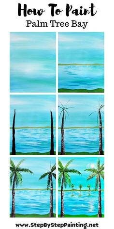 how to paint palm tree bay