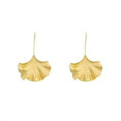 PRICES MAY VARY. ◆Ginkgo Leaf Bohemian Earrings Material: Made of excellent alloy, these funny leaf plant earrings are high-quality and not easy to cause irritation to your skin. The superb craftsmanship makes you comfortable to wear. ◆Ginkgo Leaf Boho Earrings Size: The Ginkgo leaf floral drop earrings are about 2.87 inches long and 1.92 inches wide. With a weight of 20g, the cute leaf dangle earrings are lightweight and exquisite, adding a touch of elegance to your outfit. ◆Eye-catching Design Leaf Earrings Gold, Pattern Leaf, Beach Earrings, Ginkgo Leaf, Leaf Jewelry, Bohemian Earrings, Earring Type, Girls Earrings, Floral Earrings