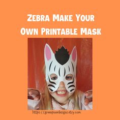 Zebra Jungle Safari Animal Theme Costume Birthday Party Masks Make Your Own Mask DIY Printable Party Kids Paper Card Craft Decorations DIGITAL DOWNLOAD ONLY, NO PRODUCT WILL BE SHIPPED Kids will love this Zebra Jungle Safari animals, make your own masks are so easy to download, print off and use straight away at home. This Zebra Jungle Safari masks are perfect for a D.I.Y Jungle Safari themed party and you can print off as many times as you need. This mask are also great for costume parties and Animal Masks For Kids, Costume Birthday Party, Animal Theme Birthday, Printable Masks, Safari Theme Party, Party Masks, Craft Decorations, Costume Themes, Animal Masks