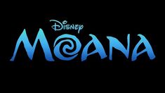 the logo for disney's moana, which is featured in an animated movie