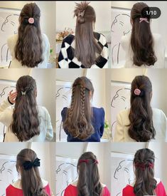 Yukata Hairstyle, Cute Korean Hairstyles, Hair Curling Techniques, Black Hair Hairstyles, Long To Short Haircut, Scrunchie Bun, 2024 Hair Trends For Women, 2024 Hair Trends