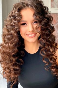 Perm Curls, Perm Hairstyles, Curly Perm, Curly Prom Hair