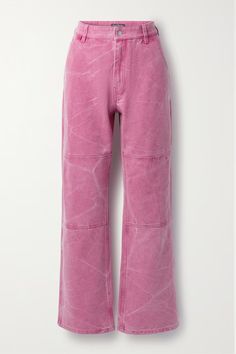 Denim Projects, Trendy Summer Outfits, Cute Comfy Outfits, Pink Pants, Pantalon Large, Wide Legs, Cotton Pants, Mr Porter