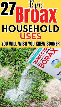 a hose is spraying water onto the ground with text overlay that reads 27 epic brax household uses you will wish you knew