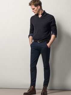 Trendy Mens Fashion, Shirt Casual Style, Mens Style Guide, Outfit Jeans, Elegante Casual