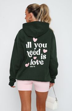 Love Hoodie, Clothes Wishlist, Black High Waisted Shorts, Dog Jacket, Fall Fits, Cute Sweatshirts