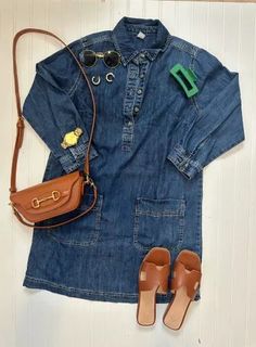 flawless__darling on LTK Non-stretch Buttoned Denim Dress, Casual Button-up Chambray Dress, Casual Chambray Denim Button-up Dress, Relaxed Fit Button-up Cotton Denim Dress, Light Wash Chambray Button-up Denim Dress, Magnolia Paint, Casual School Outfits, Pop Up Camper, Rust Color