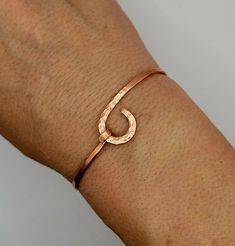 Hammered raw copper bracelet. Comes in a gift box~ Copper Bangle Bracelets As Gift, Copper Bangle Bracelets For Gifts, Bronze Hand Wrapped Cuff Bracelet Gift, Bronze Hand Wrapped Cuff Bracelet For Gift, Hand Wrapped Copper Cuff Bracelet Gift, Handmade Copper Bracelets As Gift, Handmade Rose Gold Copper Cuff Bracelet, Adjustable Copper Bracelet For Gift, Spiritual Copper Cuff Bracelet As Gift