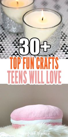 The perfect easy and fun crafts for teens! Whether it be for making decorations or a fun activity just because, your teens will love these creative and cute crafts. Stay busy and bring out your inner artist with these awesome craft ideas. Diy Crafts To Do When Bored, Teen Craft Ideas, Teenage Crafts, Fun Crafts For Teenagers, Girl Birthday Party Crafts, Cool Crafts For Teens, Middle School Crafts, Fun Crafts For Teens