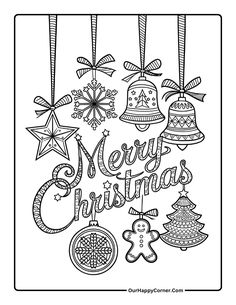 Free Christmas coloring pages for kids. From Santa Claus to snowmen and holiday decorations, these printables are ideal for keeping kids entertained during the holiday season. Easy to download and fun to color, they’re a great way to add creativity to your family’s Christmas celebrations.