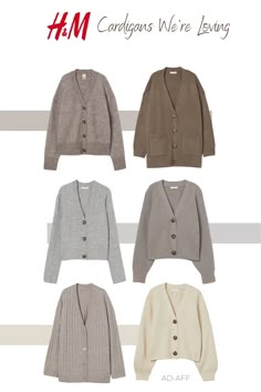 Shop Rib-knit cardigan and other curated products on LTK, the easiest way to shop everything from your favorite creators. Types Of Cardigans Style, H&m Cardigan Outfit, H&m Cardigan, Beige Cardigan Outfit Winter, H&m Outfits, Types Of Cardigans, H M Aesthetic, Cardigan Hm, Beige Cardigan Outfit