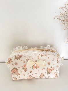 Aurora Makeup Bag Handmade Makeup Bag Floral Makeup Bag - Etsy Feminine Cosmetic Pouch For Daily Use, Feminine Rectangular Cosmetic Bag, Cream Cosmetic Bag Pouch For Gift, Makeup Bag Flowers, Croquette Makeup Bag, Aurora Makeup, Floral Make Up Bag, Floral Makeup Pouch, Floral Makeup Bag Coquette