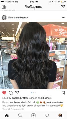 Brown Hair With Black Balayage, Dark Smoky Brown Hair, Dark Balayage Black Ash, One Tone Dark Brown Hair, Black Dark Brown Balayage, Babylights Brunette Dark Natural, Ash Brown Hair On Black Hair, Best Hair Colour For Asian Skin, Black Hair With Brown Babylights