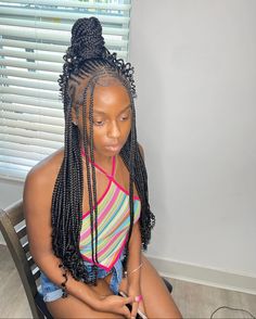 Latest Hair Braids, Braided Hairstyles For Black Women Cornrows, Feed In Braids Hairstyles, Instagram Baddie, Cute Braided Hairstyles, Braided Cornrow Hairstyles, Quick Braided Hairstyles, Fulani Braids, Pretty Braided Hairstyles