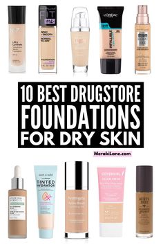 Light Coverage Foundation, Hydrating Makeup, Drugstore Products