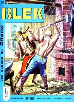 an old book cover shows two men in front of a brick oven and one is holding a