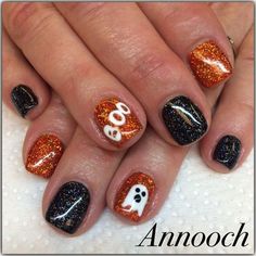 Nagellack Trends, Cute Halloween Nails, October Nails, Seasonal Nails, Nail Swag