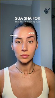 Anti-aging face lifting gua sha massage tutorial  for hooded / drooping eyes by @crissybriel.
We love it! ❤️ 

Even 5 minutes a day doing massage could give you great results. Save it to try! 
#antiageing #facelift #guasha #face #beautyblog #hooded Guasha Face, Massage Tutorial, Gua Sha Massage, Face Exercises, Face Lifting, Sensitive Skin Care, Anti Aging Face, Gua Sha, Look Younger