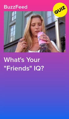 a woman drinking from a pink cup with the caption, what's your friends'q?