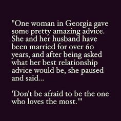 a quote from the book one woman in georgia gave some pretty amazing advice she and her husband have been married for over 60 years