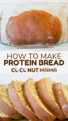 how to make protein bread with coconut milk