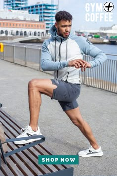 Your favourite hoodies in brand new colours + our softest fabric! Sportswear Photography, Sporty Style Men, Outdoor Fitness Photoshoot, Mens Fitness Photoshoot, Fitness Photoshoot Poses, Sports Fashion Editorial