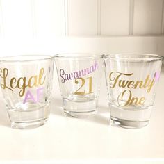 21st Bday Ideas, Birthday Shots, 21st Birthday Decorations, 21 Birthday, Birthday Party 21, Birthday Cup, 21st Birthday Gifts, 21st Gifts, Birthday Diy