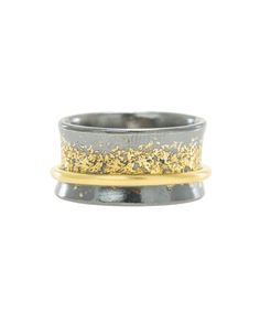 Dusted Spinner Ring Green Lake Jewelry, Jewelry Words, Green Lake, Gold Dust, Wide Ring, Wide Rings, Spinner Ring, Just Because Gifts, Spinner Rings