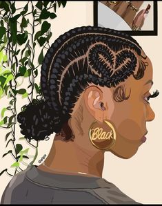 3d Hair Art, Loctician Logo, Hair Braid Art, Africa Art Design, Afro Curls, Natural Hair Art, I Love Being Black, Salon Art