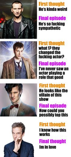 the doctor who has four different words on it, including one that is in front of him