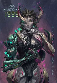 Nidus Warframe, Warframe Nidus, Cyberpunk Digital Art